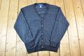 Vintage 90s Towncraft Cardigan: Embroidered Patchwork Knit, Mens M