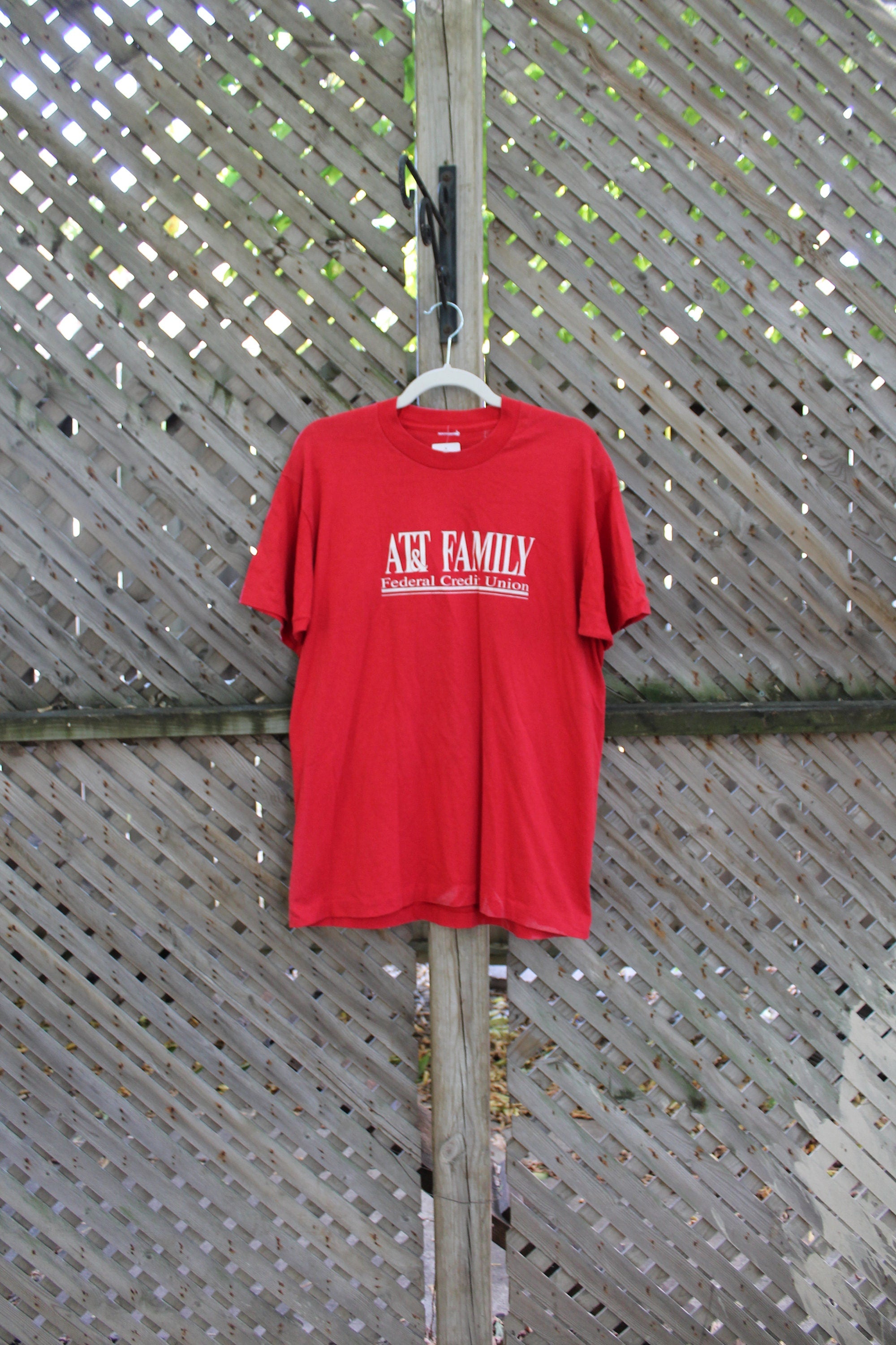 Vintage 1990s AT&T Family Federal Credit Union T Shirt