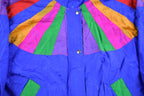 Vintage 1980s Andy Johns Abstract Design Windbreaker Jacket