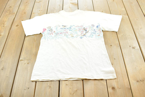 Vintage 1990s Northern Reflections Flowers Birds Graphic T-Shirt Mens L / Streetwear / Retro / Single Stitch / 90s Graphic Tee / Nature