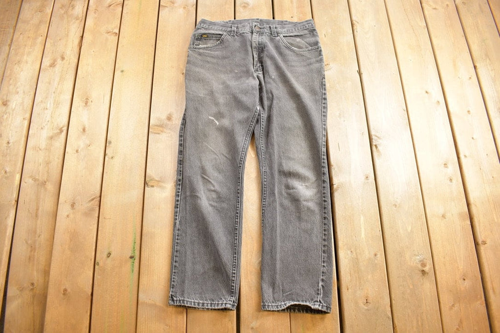 Vintage 1990's Lee Grey Jeans Size 33 x 28.5