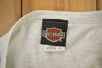 Vintage 1990s Harley Davidson Motorcycles "House Of Harley" Long Sleeve Henley T-Shirt