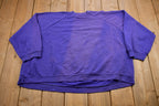 Vintage 1980s Minnesota Viking NFL Graphic Raglan Crewneck Sweatshirt