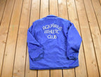 Vintage 1980s Aquarius Athletic Club Bomber Jacket