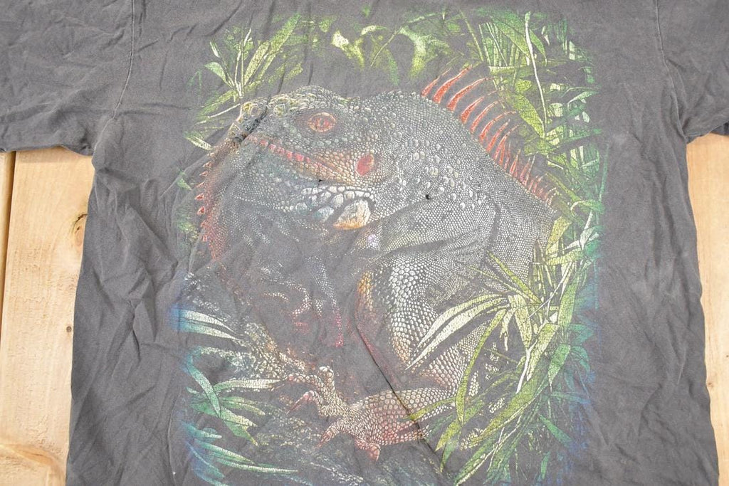 Vintage 1990s St Thomas Iguana FAB Souvenir Travel T-Shirt Men's M