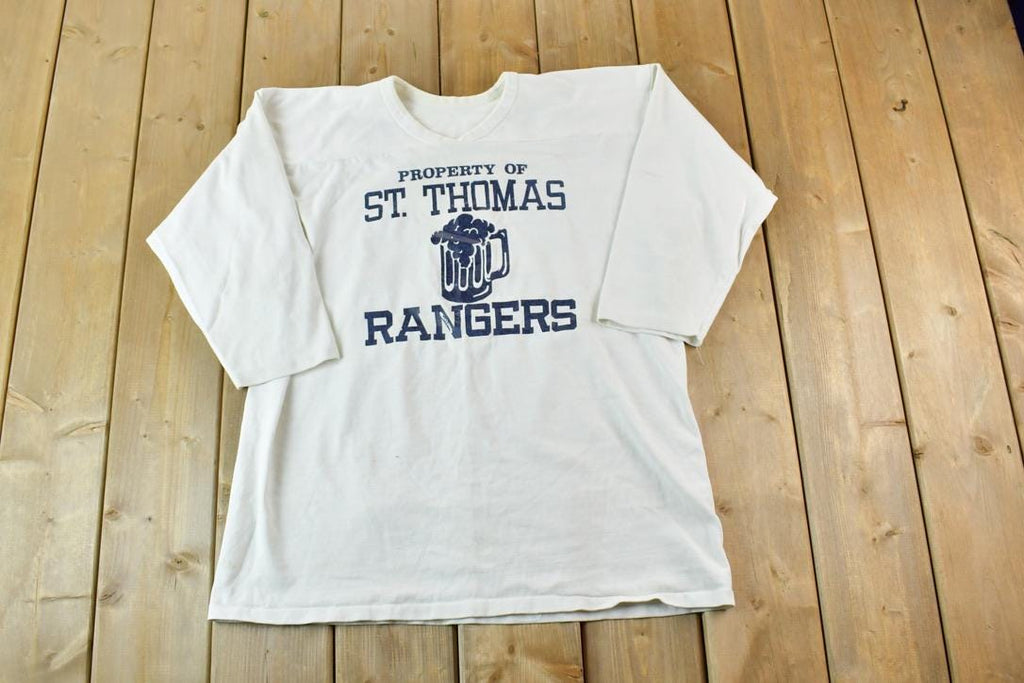 Vintage 1990s St Thomas University Rangers Football Collegiate Crewneck