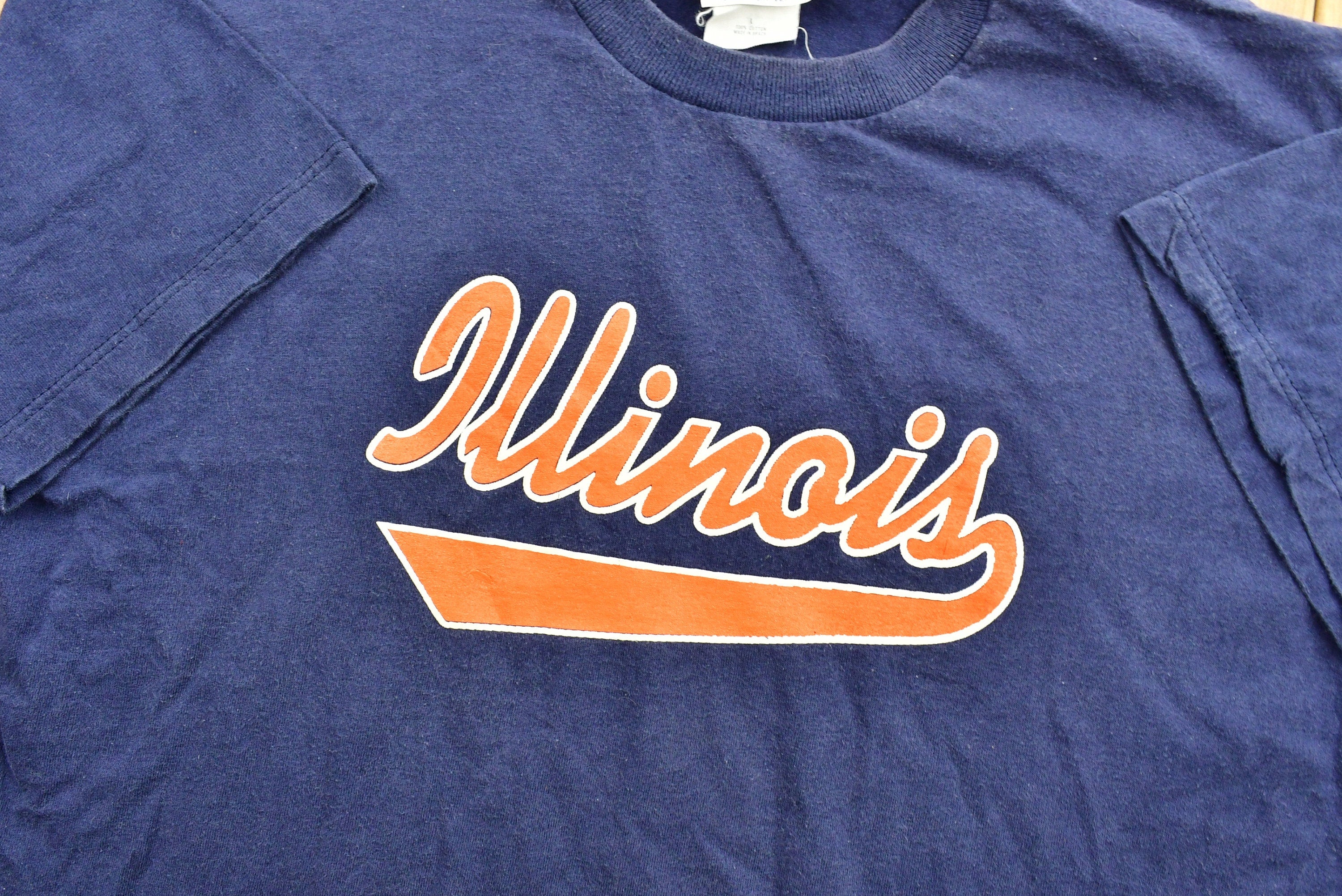 Vintage 1990s University of Illinois State Fighting Illini Collegiate T-Shirt