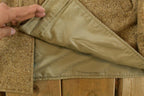 Vintage 1990s Flannel Hooded Reversible Wool Jacket Men's L /Button Up / Outdoors Jacket / Fall Wear