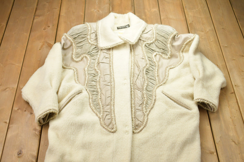 Vintage 1980s Norma Canada Ribbed Wool Jacket