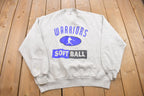 Vintage 1990s Warriors Softball Crewneck Sweatshirt