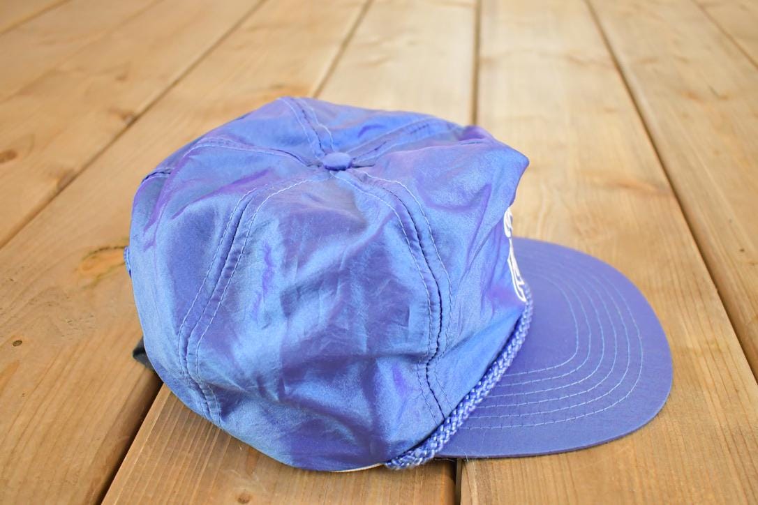 Vintage 1990s Ice 101 Snapback Rope Trucker Hat  90's Embroidered Ice Cap