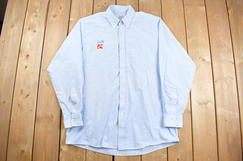 Vintage 1980s Todd K Mart Uniform Button Up Shirt / Work Shirt / 80s Workwear / Vintage Uniform / 90s Workwear / Made in USA