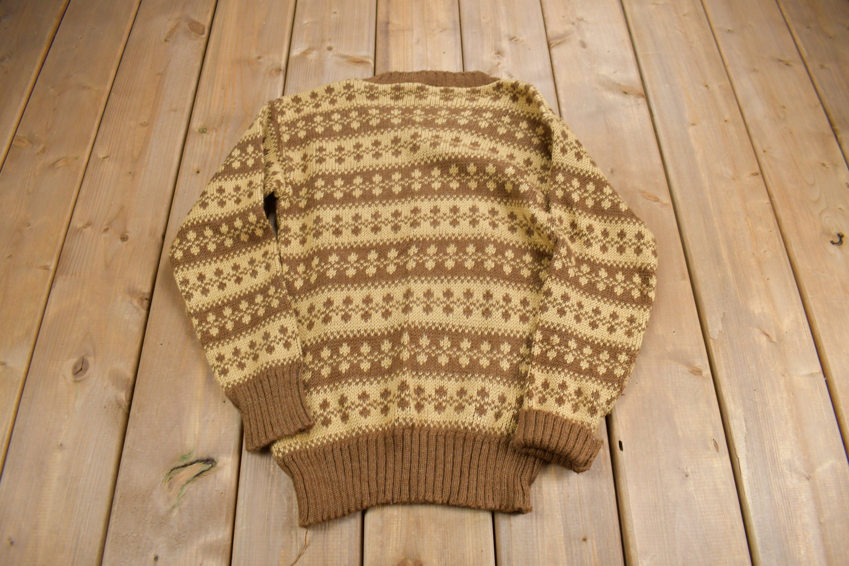 Vintage 1980s Mister Ingram Knit Crewneck Sweater