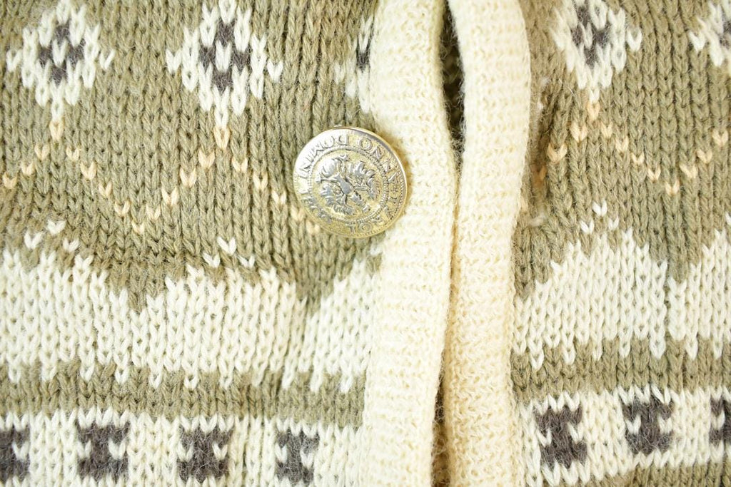 Vintage 1970s Norvik Ren-Dale Cardigan Sweater Men's M