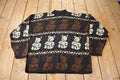 Vintage 1990s Separate Issue Teddy Bear Theme Knit Mockneck Sweater Size Large