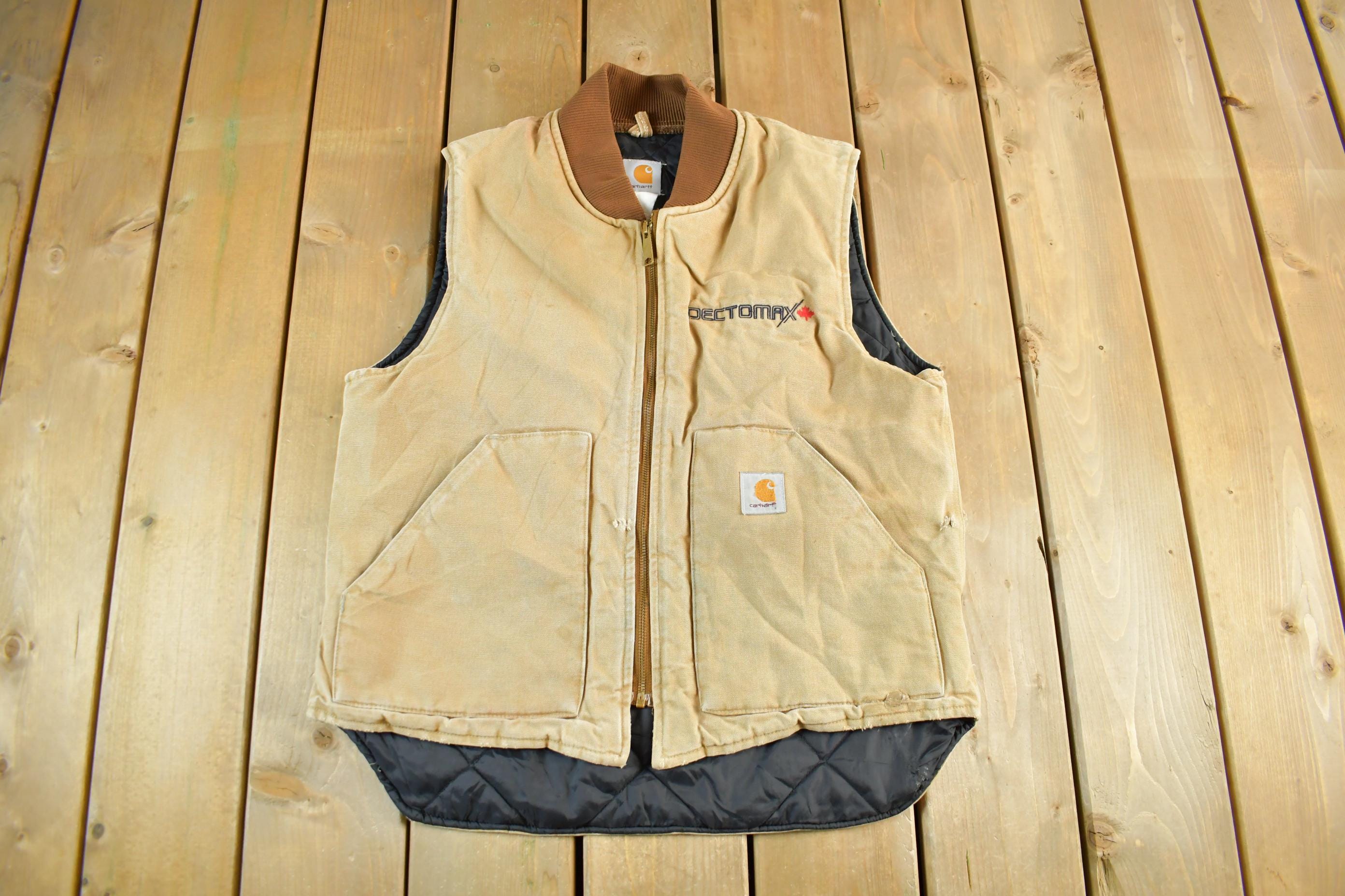 Vintage 1990s Carhartt Vest Jacket Mens Medium