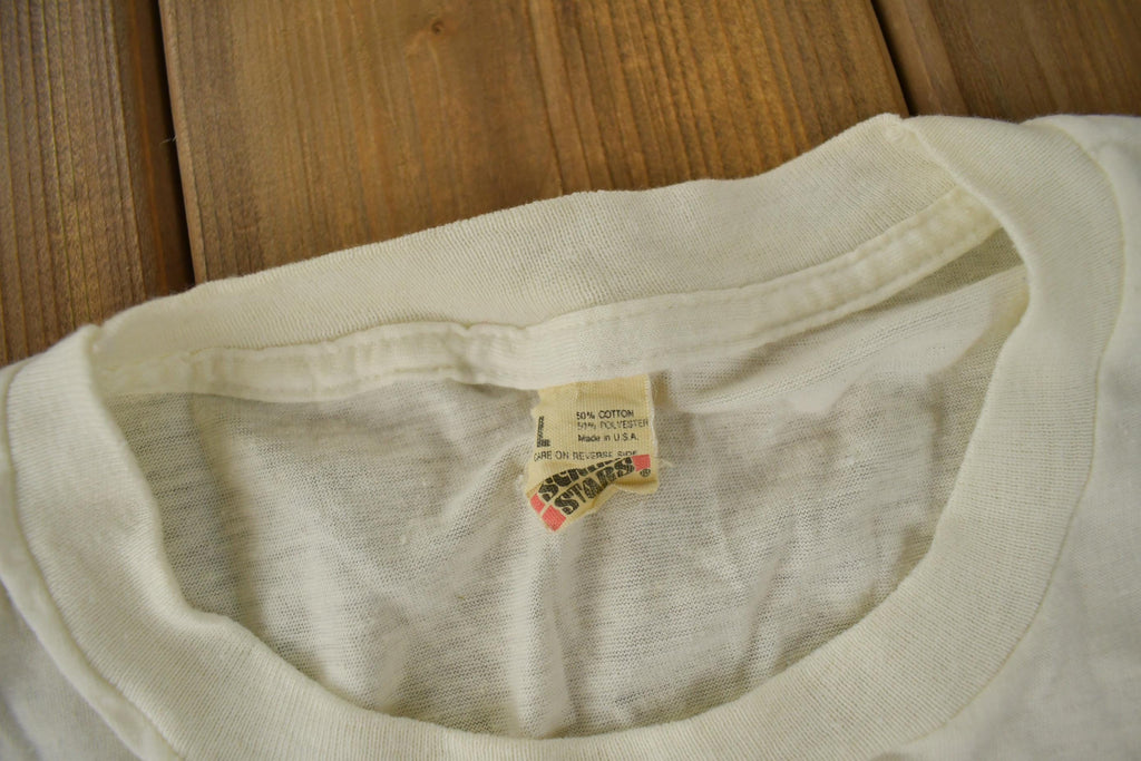 Vintage 1990s The Light Infantry Single Stitch Graphic T Shirt Made In USA