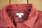 Vintage 1990's Christopher & Banks Pig Leather Jacket Womens Medium