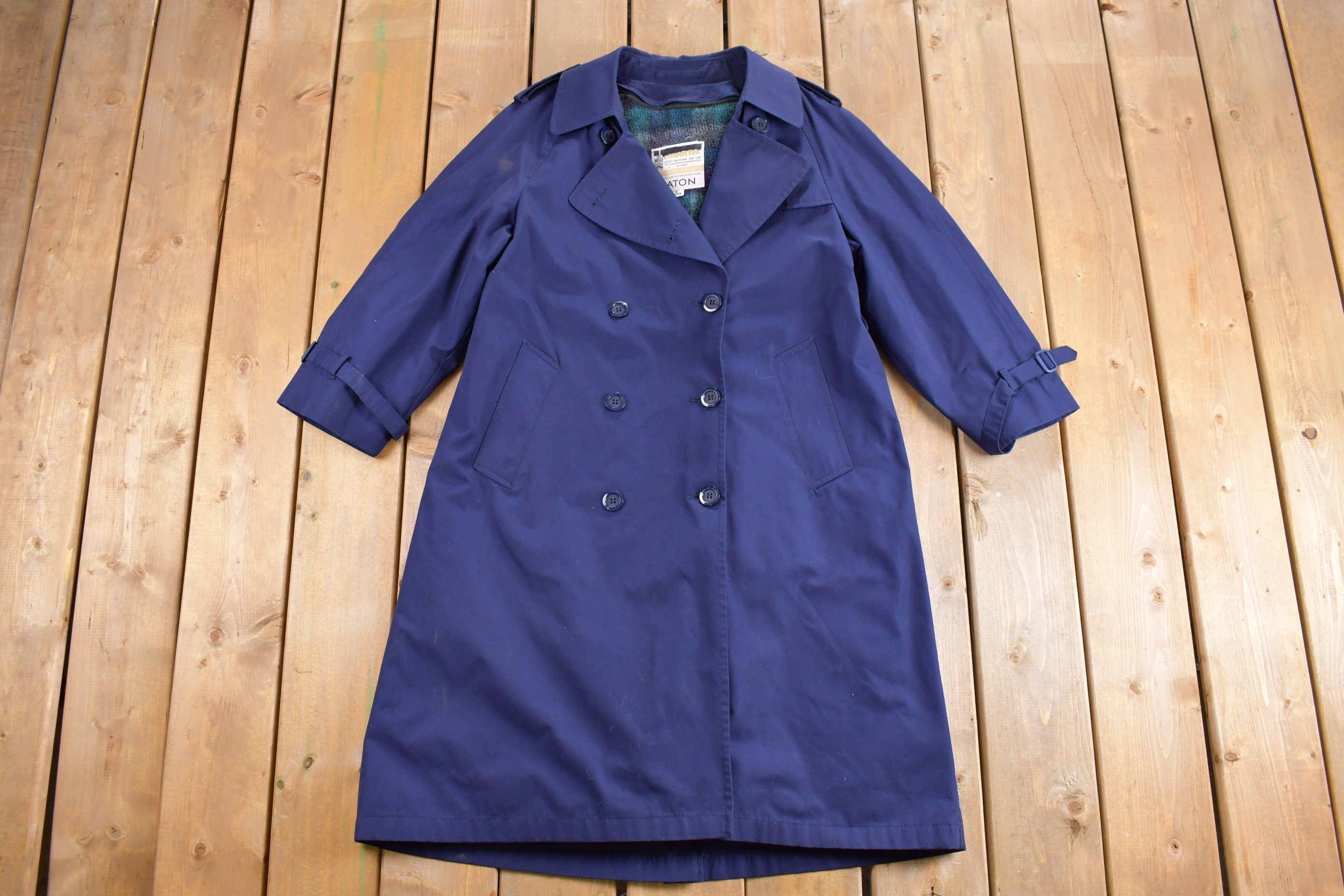 Vintage 1980s London Fog Eaton Trench Coat