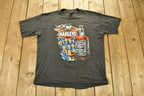 Vintage 1987 Harley Davidson Motorcycles Harleys Whiskey T-Shirt