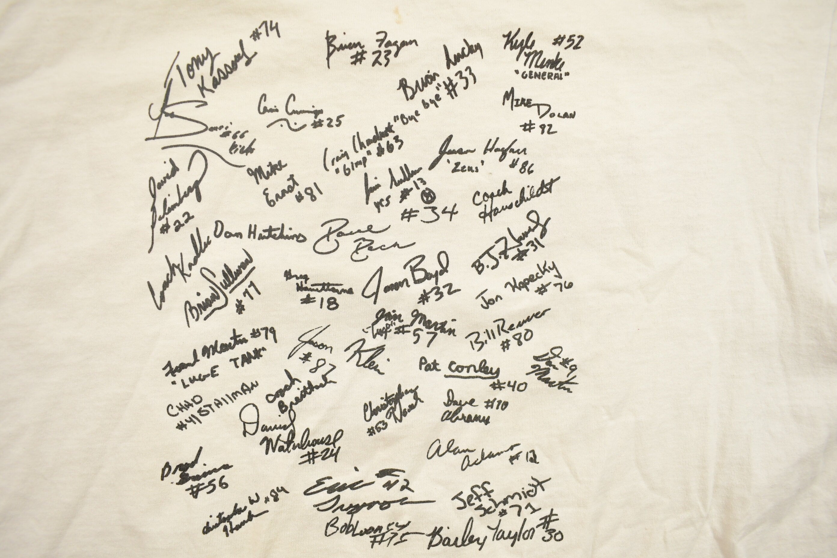 Vintage 1989 Regis Football Graphic T Shirt