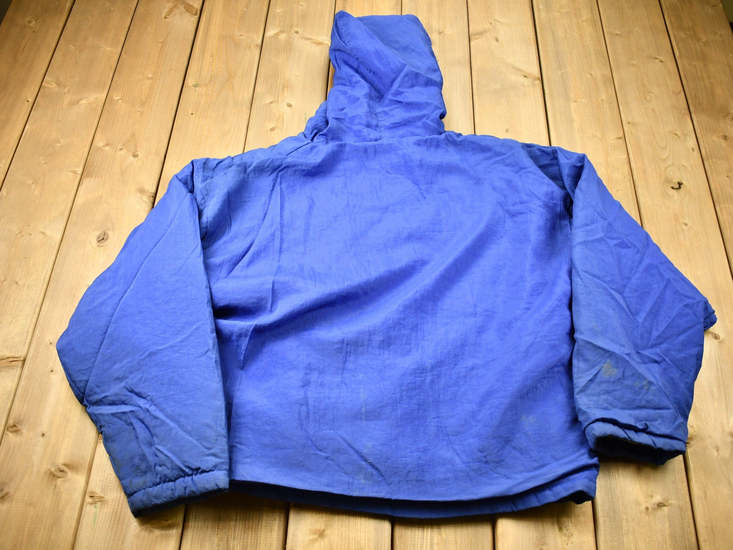 Vintage 1980s Reebok Embroidered Windbreaker Jacket