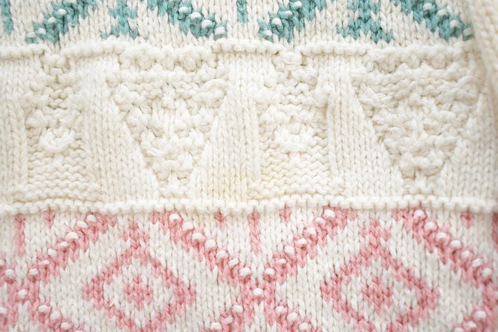 Vintage 1980s Willow Ridge Cozy Grandma Knit Crewneck Sweater Made In USA