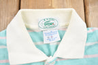 Vintage 1990s Lacoste Polo Graphic T Shirt / Vintage T Shirt / Rare Vintage / Streetwear / Single Stitch / Made In USA
