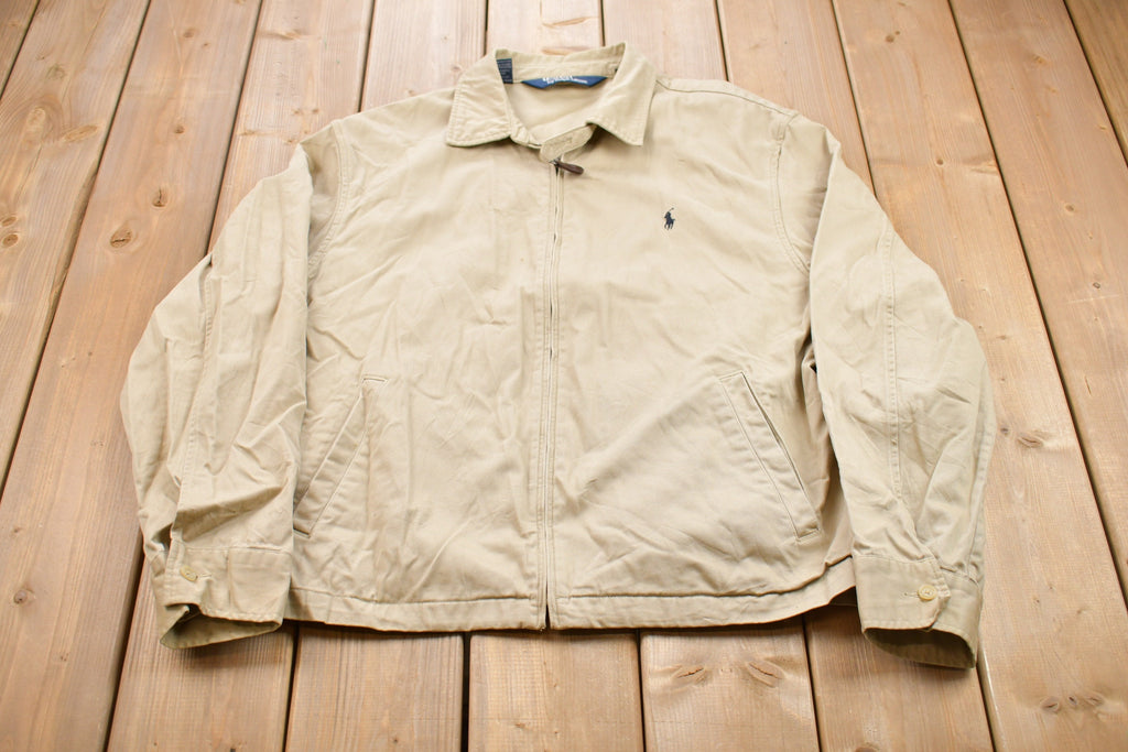 Vintage 1990s Polo Ralph Lauren Canvas Golf Jacket