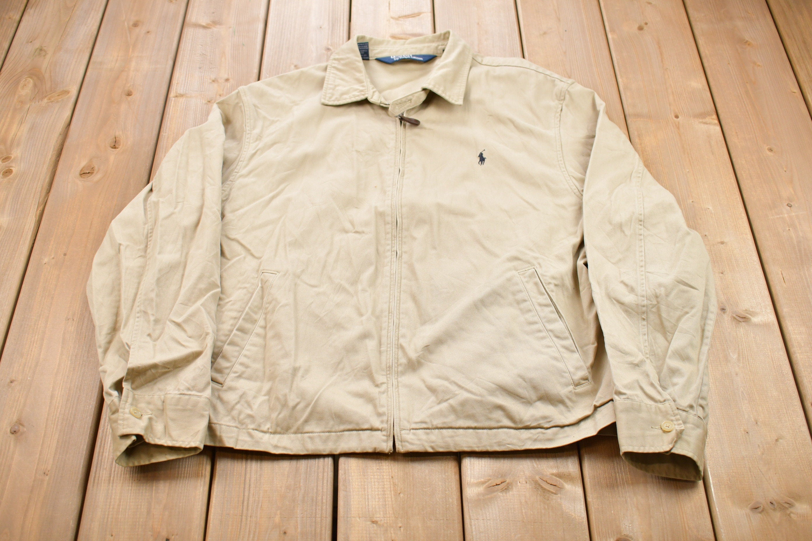 Vintage 1990s Polo Ralph Lauren Canvas Golf Jacket