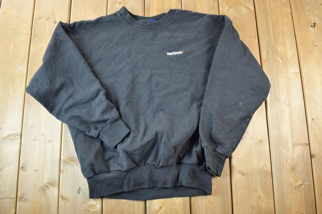 Vintage 1990s Verizon Souvenir Heavyweight Crewneck Sweatshirt Made In USA
