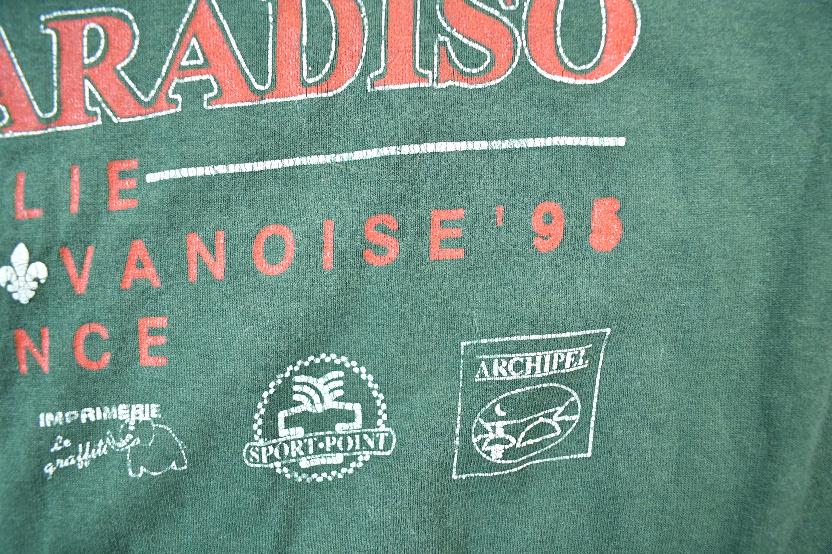 Vintage 1995 Gran Paradiso Parc La Vanoise Souvenir T-Shirt