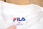 Vintage 1990s Fila Woman's Soccer Graphic T-Shirt