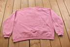 Vintage 1990s Floral Theme Quarter Button Up Sweater