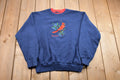 Vintage 1990s Up North Bird Embroidered Crewneck