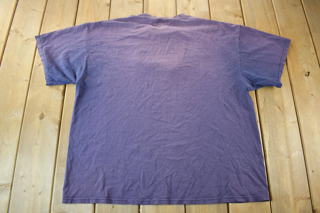 Vintage 1990s Varsity Club Distressed Faded Graphic T-Shirt