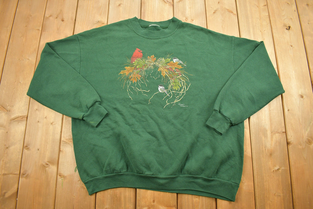 Vintage 1990s Cute Bird Themed Crewneck