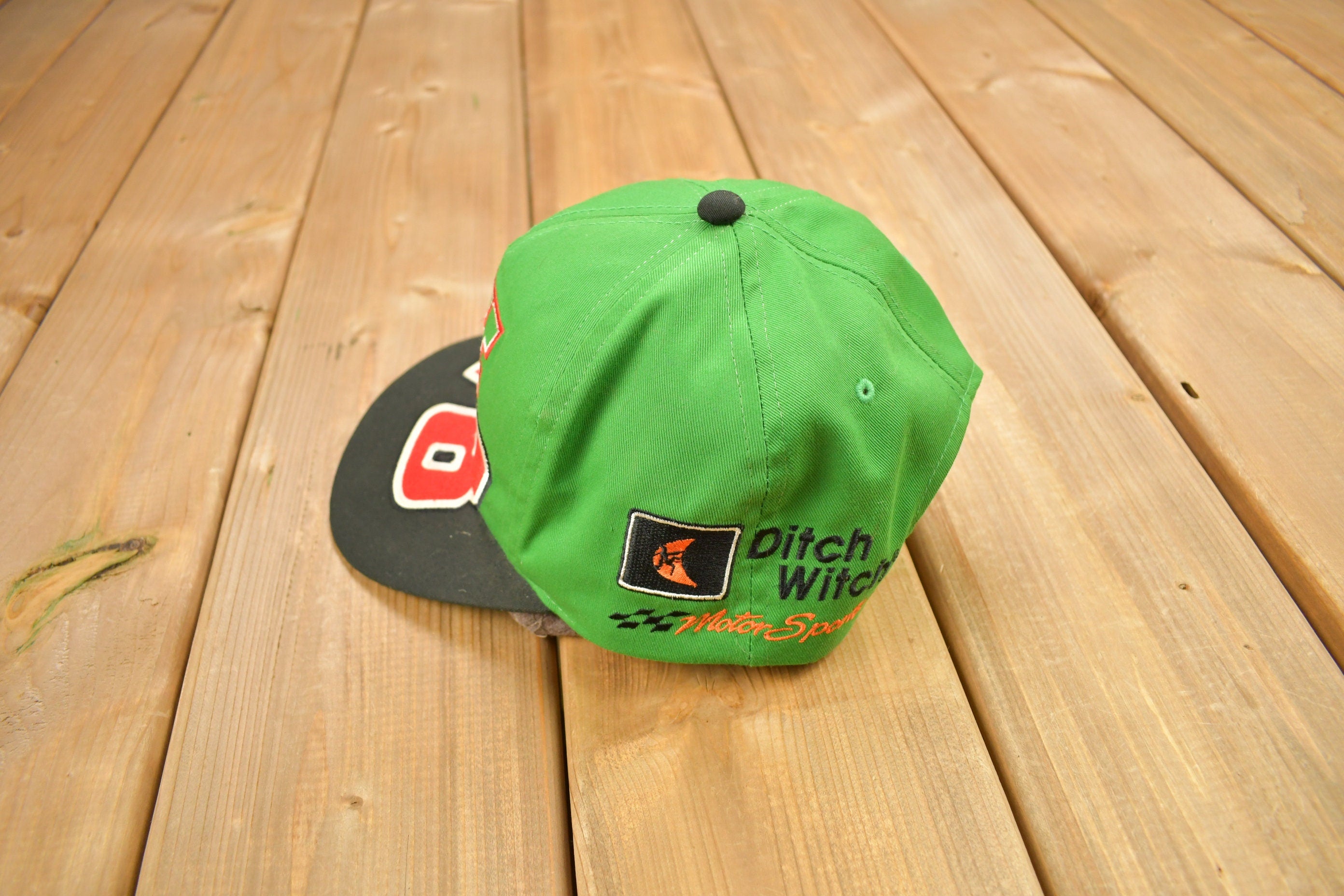 Vintage 1990s Bobby LaBonte Big Logo Nascar Snap Back Hat Hat