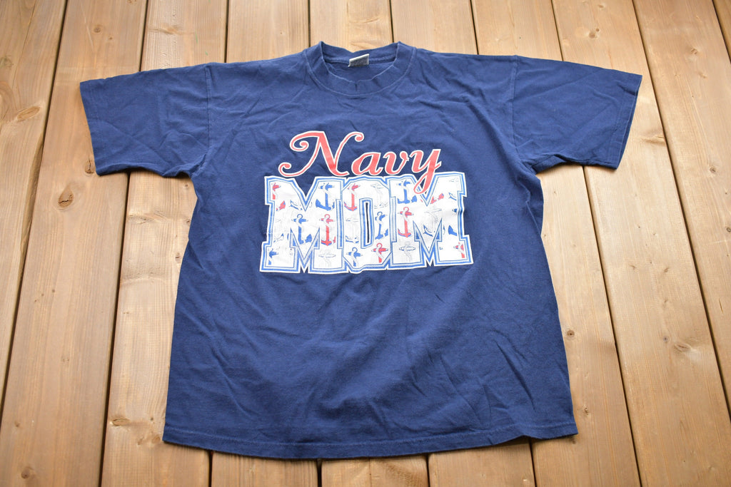 Vintage 1990s Navy Mom MJ Soffe T-Shirt