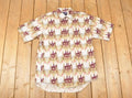 Vintage 1990s Wrangler AOP Cowboy Abstract Button Up Shirt Men's L