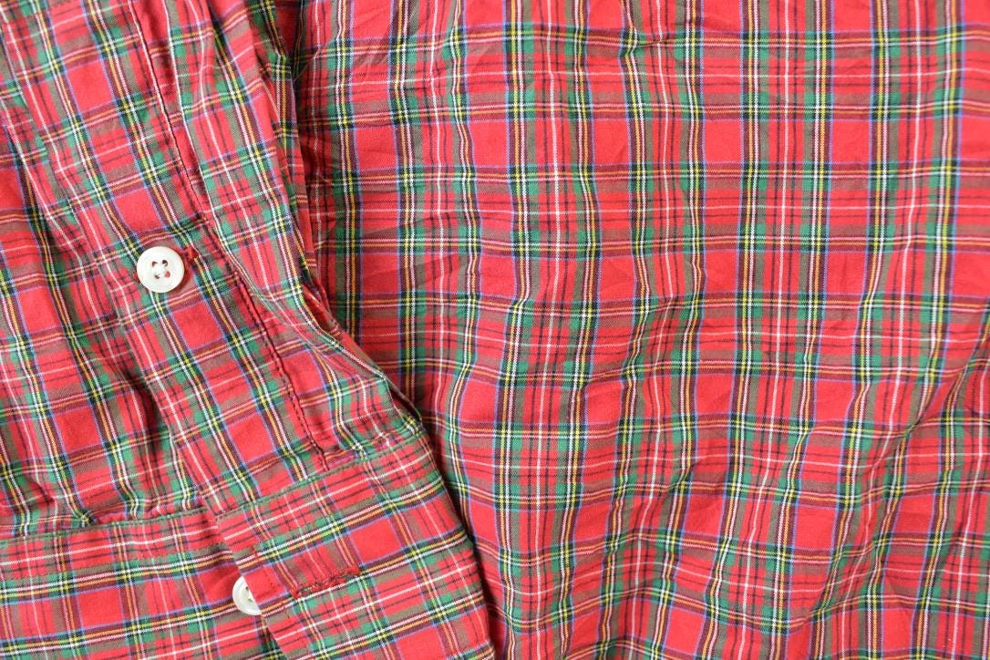 Vintage 1990s Ralph Lauren Plaid Button Up Shirt