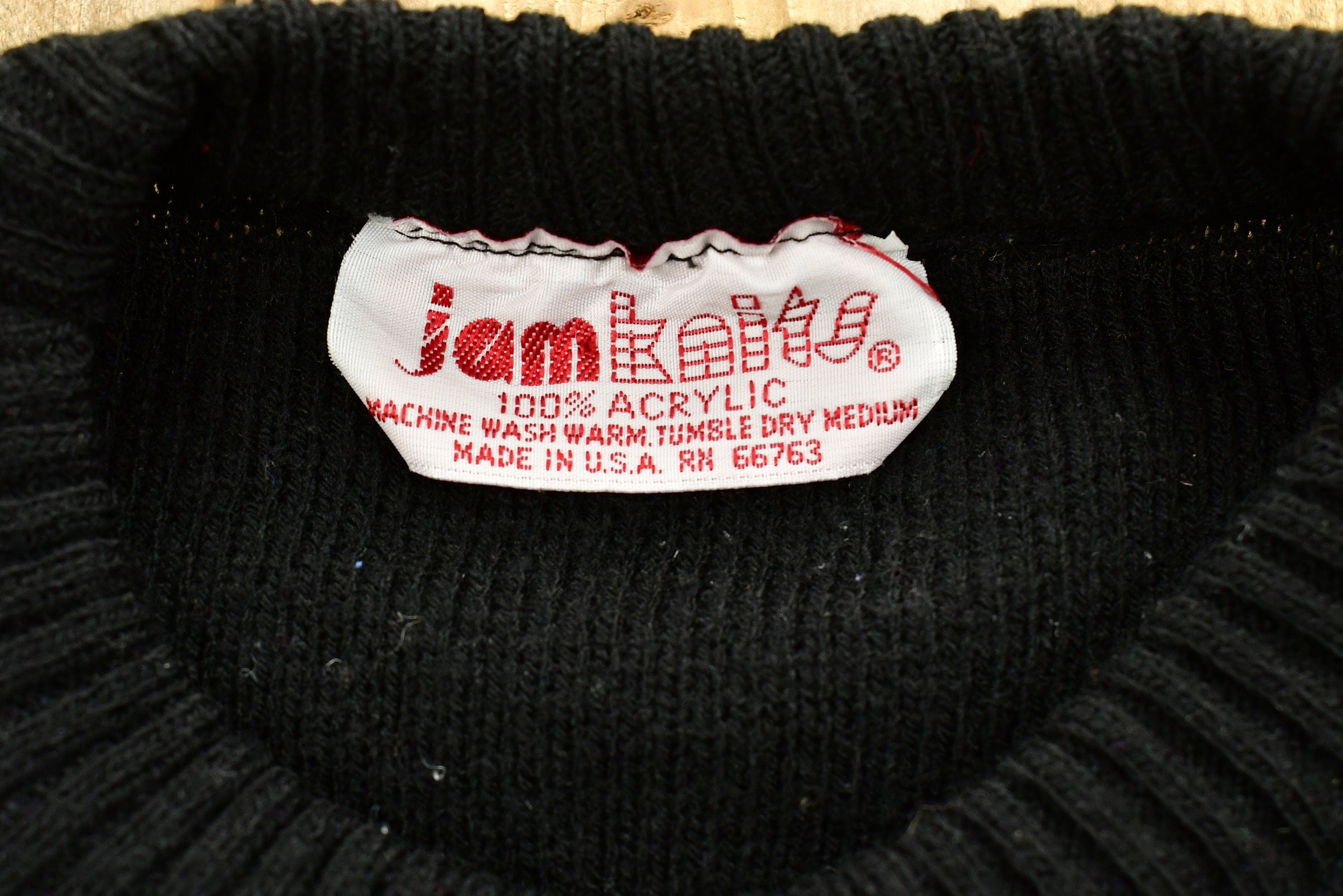 Knit Navajo-Style Pattern Sweater /