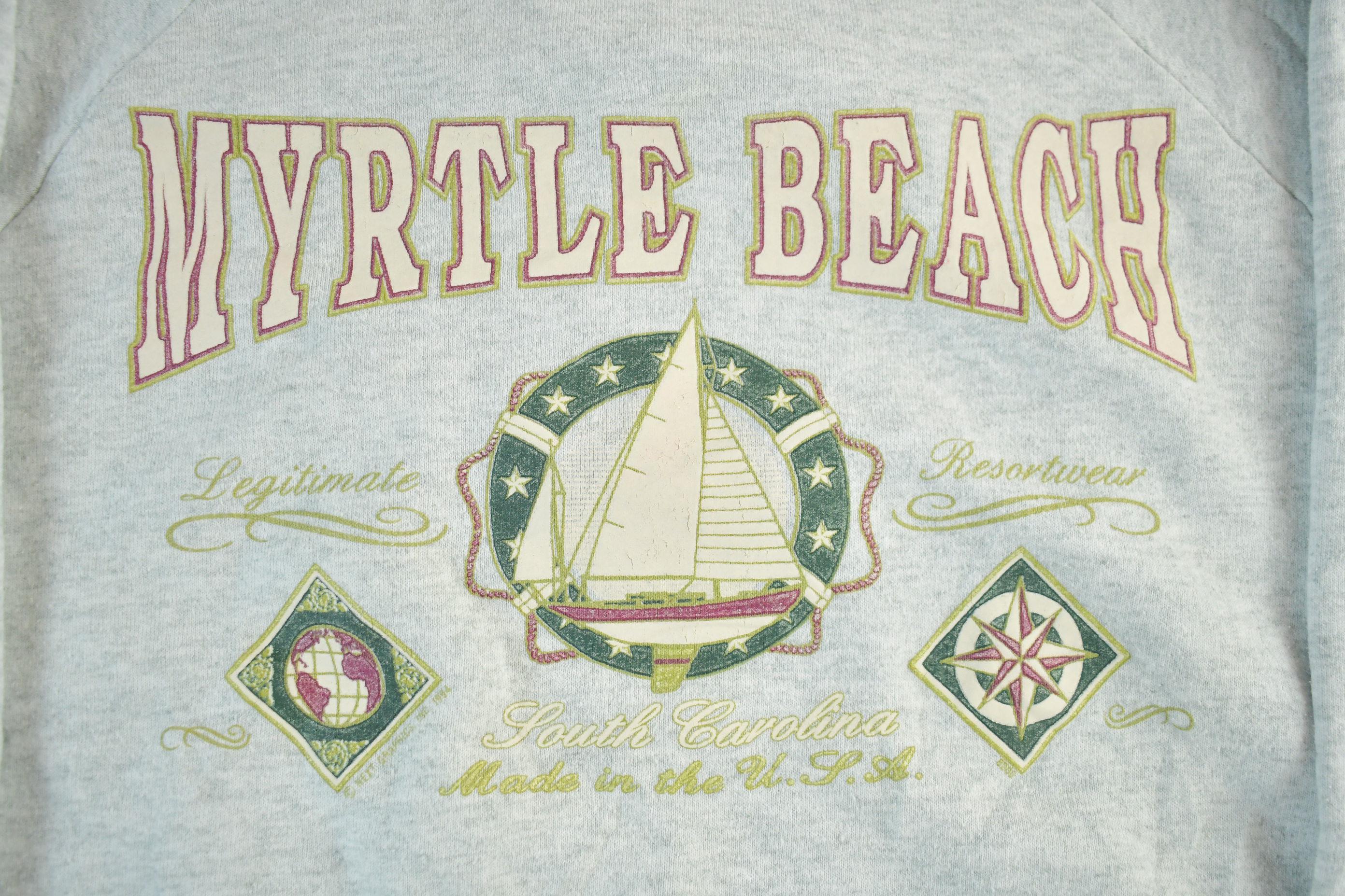 Vintage 1990s Myrtle Beach S.C Crewneck Sweatshirt Men's XL