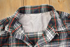 Vintage 1990s Plaid Flannel Button Up Shirt - Large