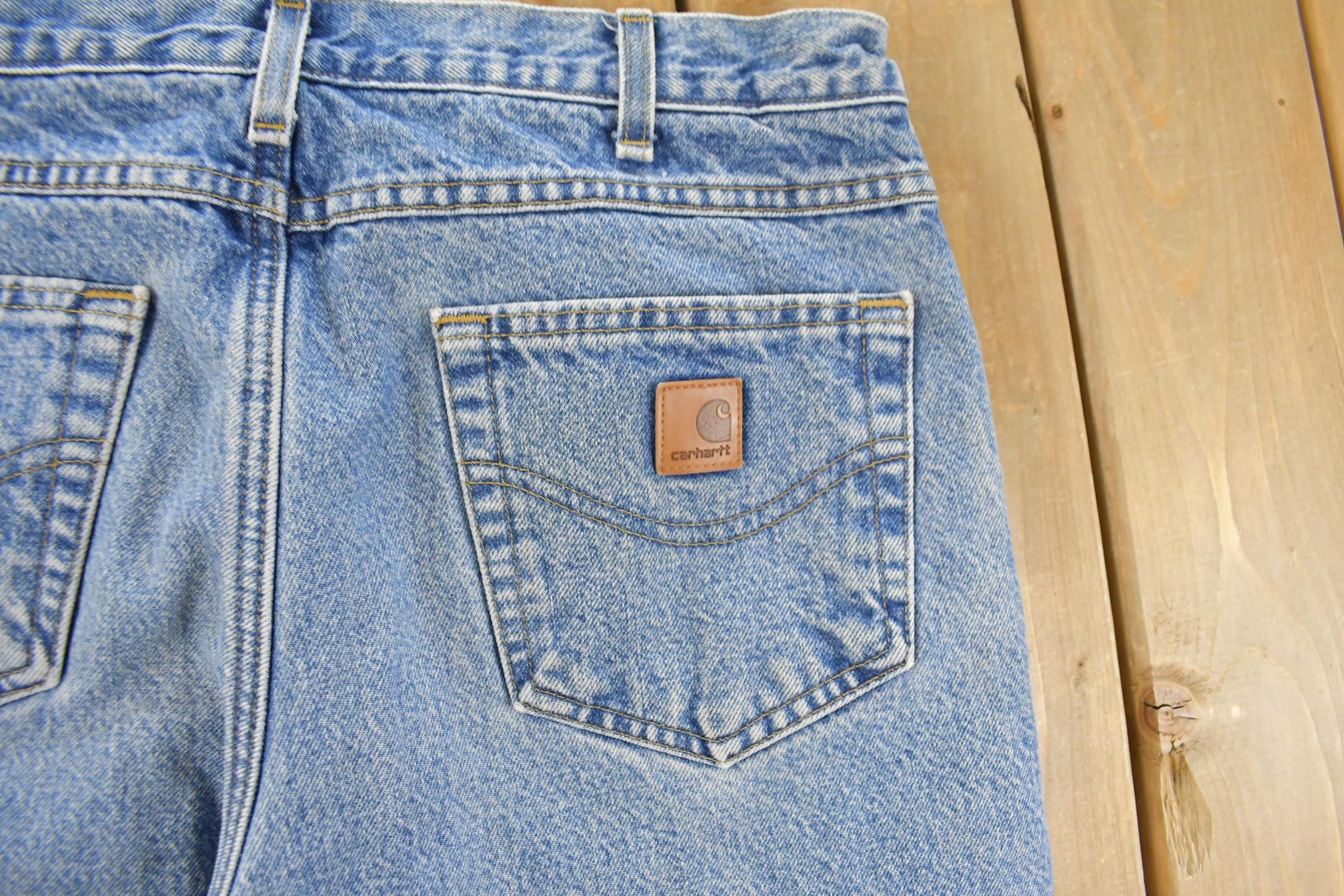 Vintage 2000s Carhartt Lined Denim Jeans Men's 33 x 25
