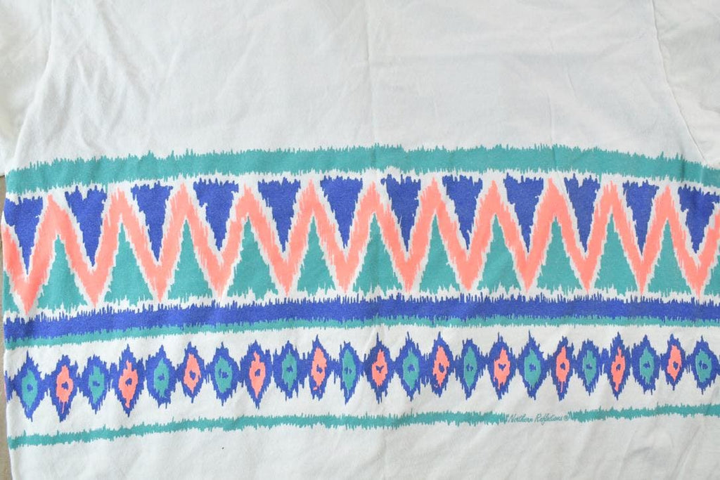 Vintage 1990s Northern Reflections Abstract Pattern Graphic T-Shirt