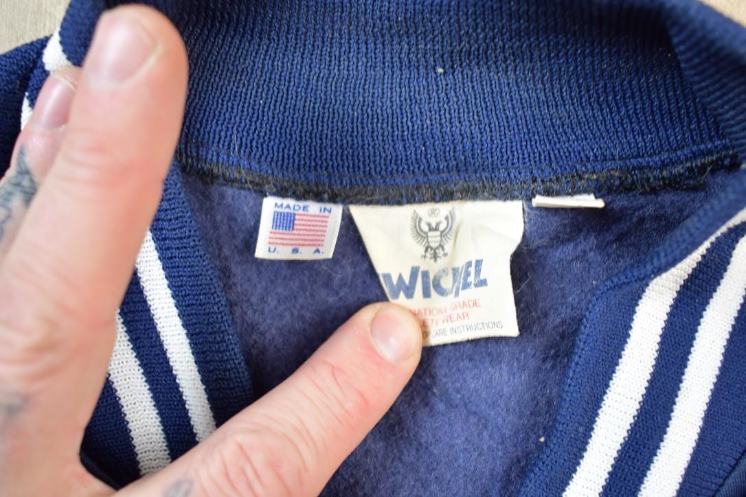 Vintage 1990s Wickel Windbreaker Full Zip Jacket Made In USA