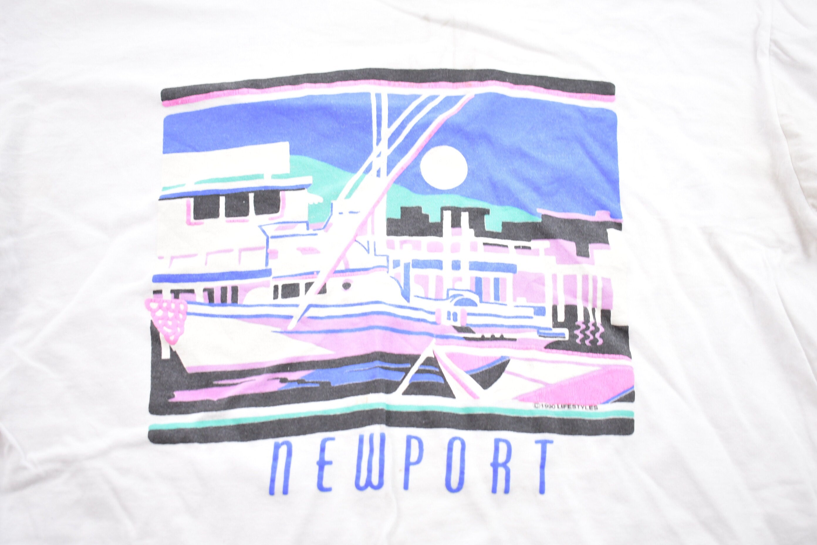 Vintage 1990 Newport Graphic T-Shirt