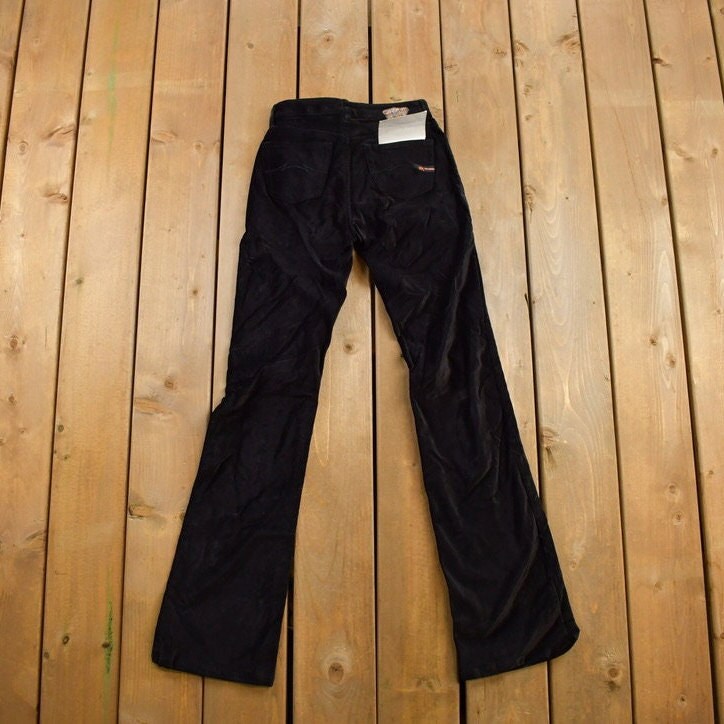 Vintage 1990s Black Parasuco Deadstock Pants Size 24x30
