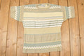 Vintage 1990s The Villager Knit Crewneck Shirt Womens L  90s Knitted Sweatshirt  Vintage Preppy Knits